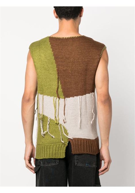 Gilet con design color-block multicolore - uomo ANDERSSON BELL | ATB1029MBRWN